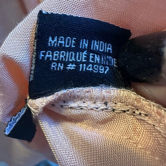 Tolani Sheer Floral Embroidered Maxi Dress With Midi lining in pink Size XL EUC - Picture 7 of 9